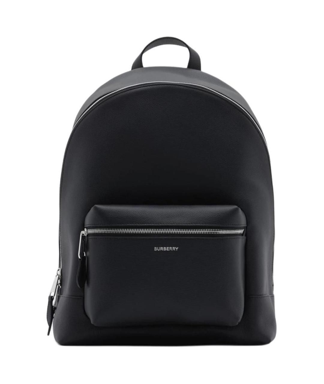 BURBERRY Темно-синий кожаный рюкзак, фото 1