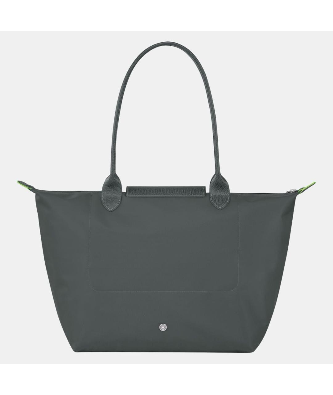 LONGCHAMP Антрацитовая сумка с короткими ручками, фото 4