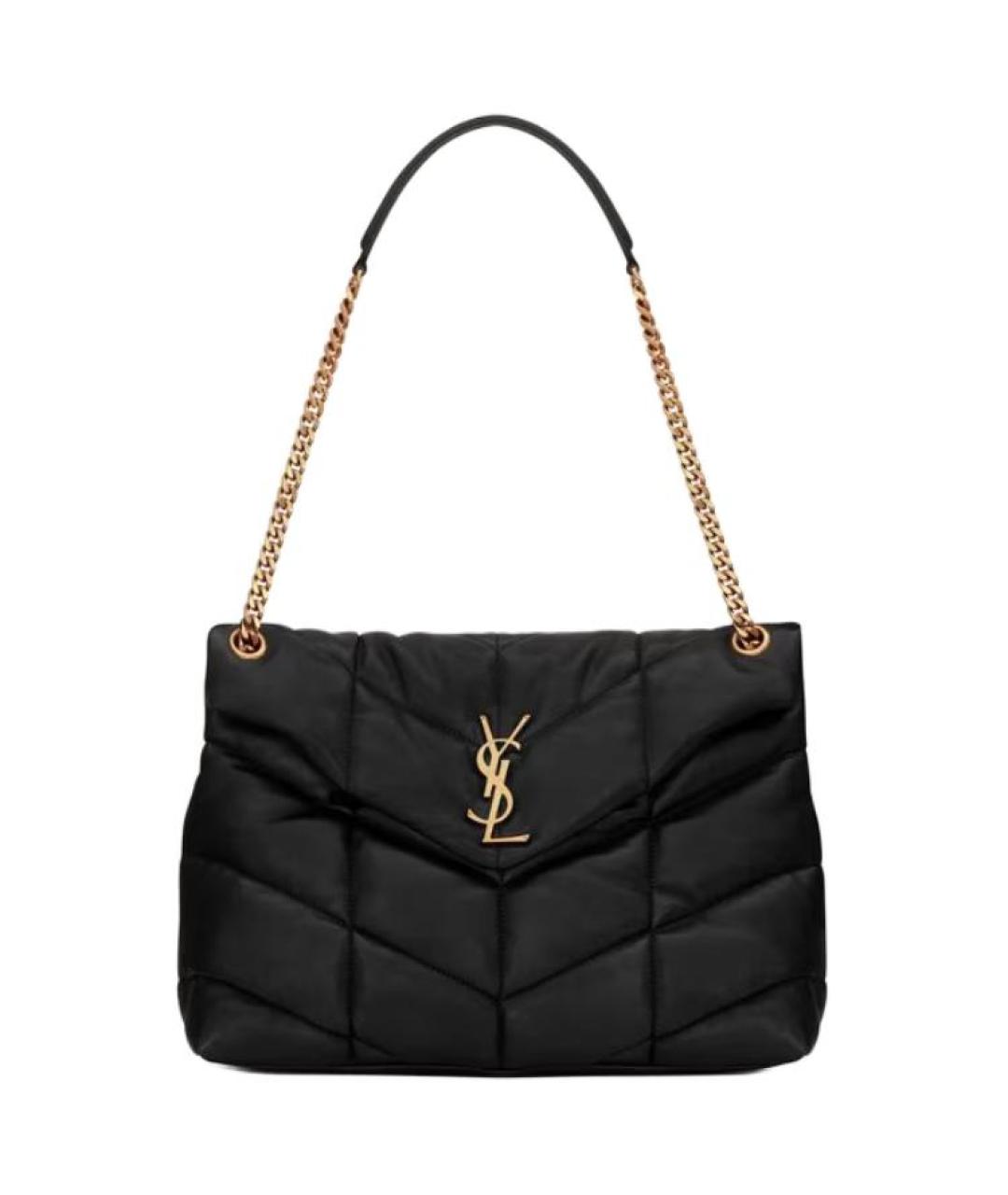 SAINT LAURENT Черная сумка через плечо, фото 1