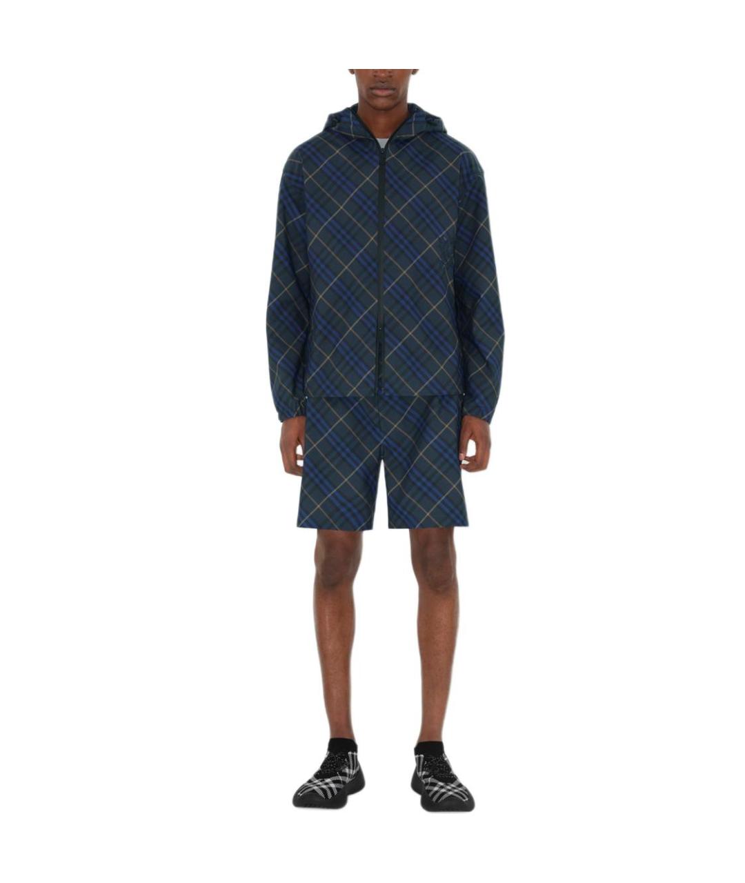 BURBERRY Темно-синяя куртка, фото 2