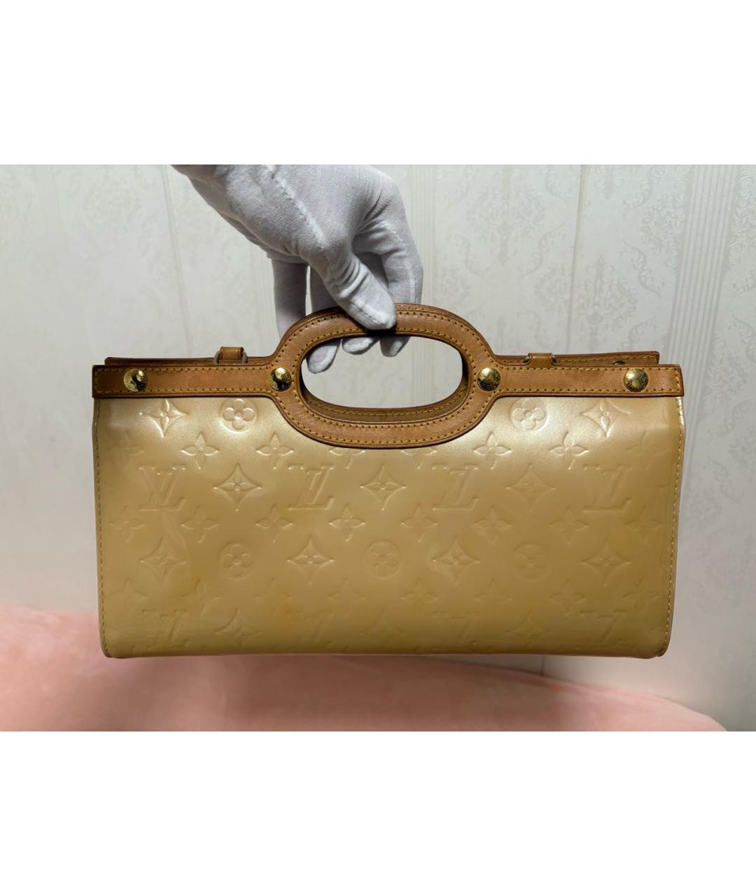 LOUIS VUITTON Горчичная сумка с короткими ручками, фото 8