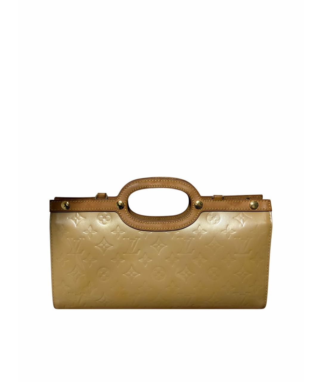 LOUIS VUITTON Горчичная сумка с короткими ручками, фото 1
