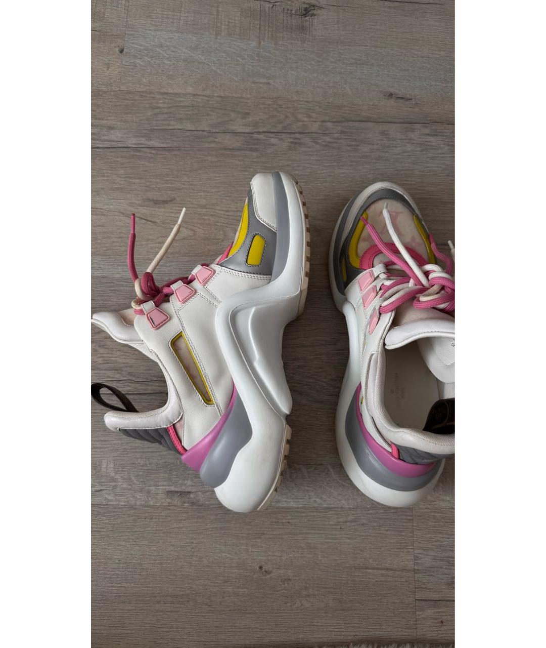 LOUIS VUITTON Белые кроссовки, фото 2