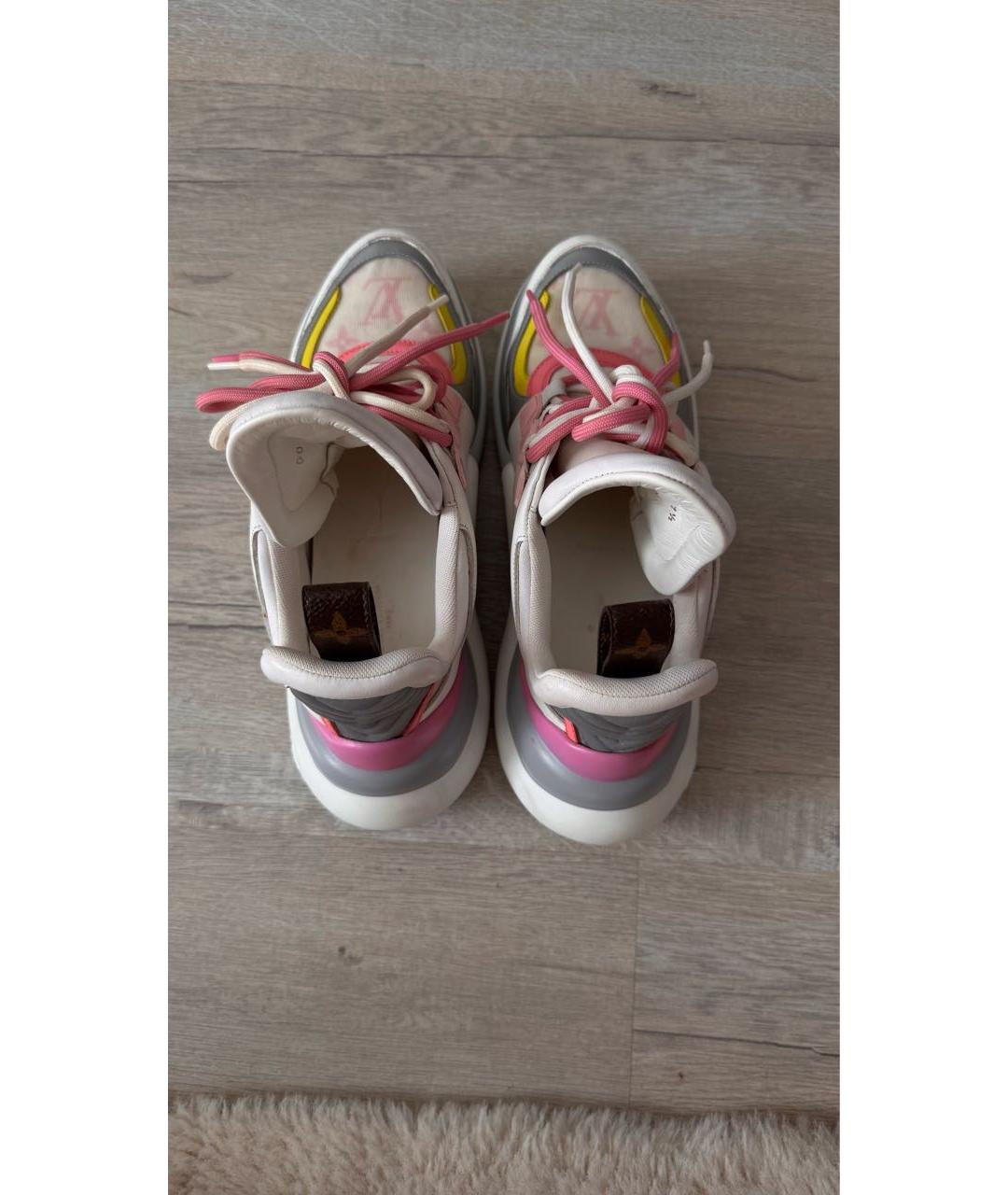 LOUIS VUITTON Белые кроссовки, фото 4