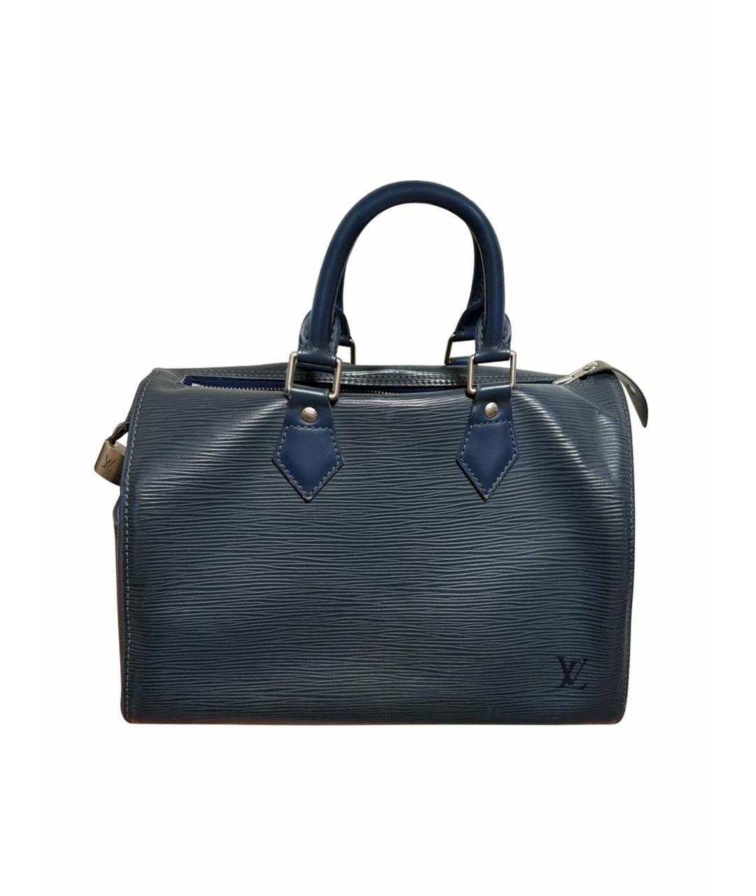 LOUIS VUITTON Темно-синяя сумка с короткими ручками, фото 1