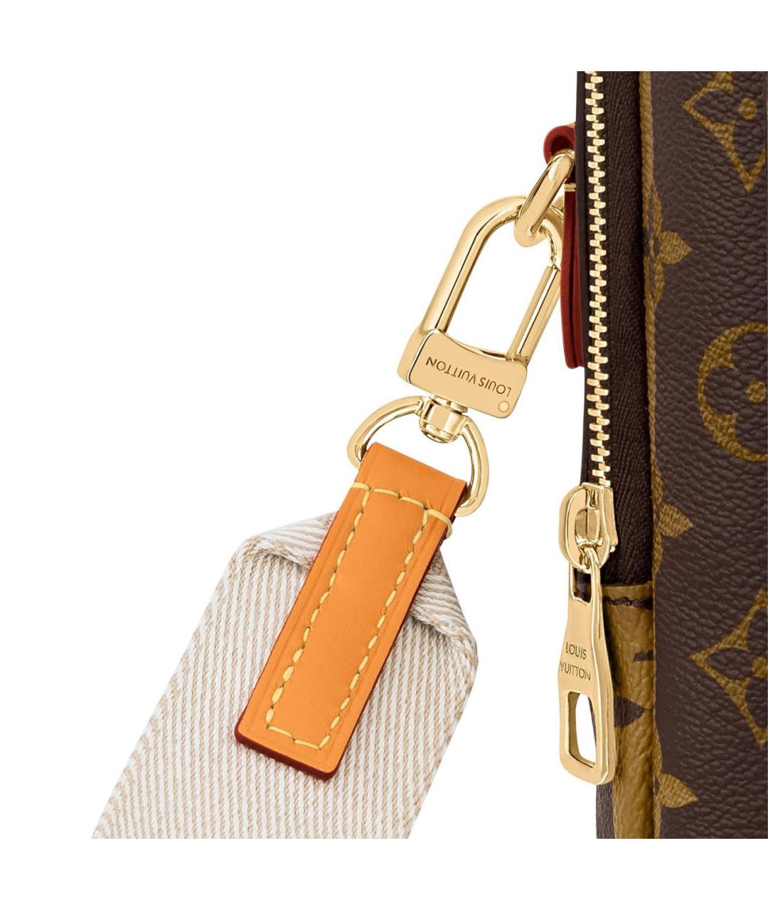 LOUIS VUITTON Коричневая сумка на плечо, фото 3