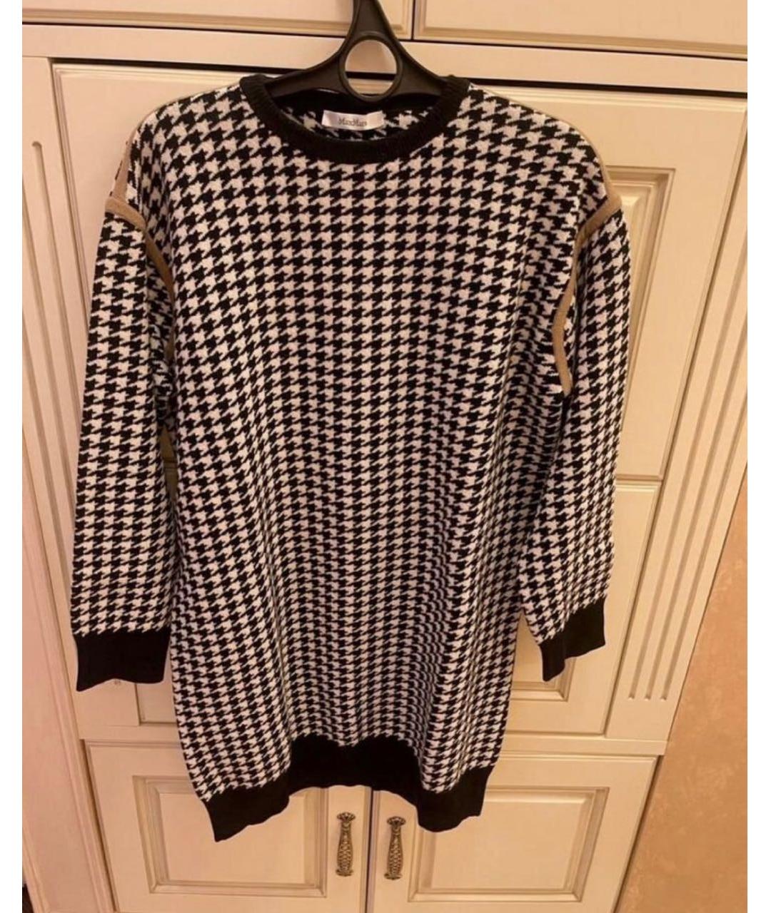 MAX MARA Мульти шерстяное повседневное платье, фото 4