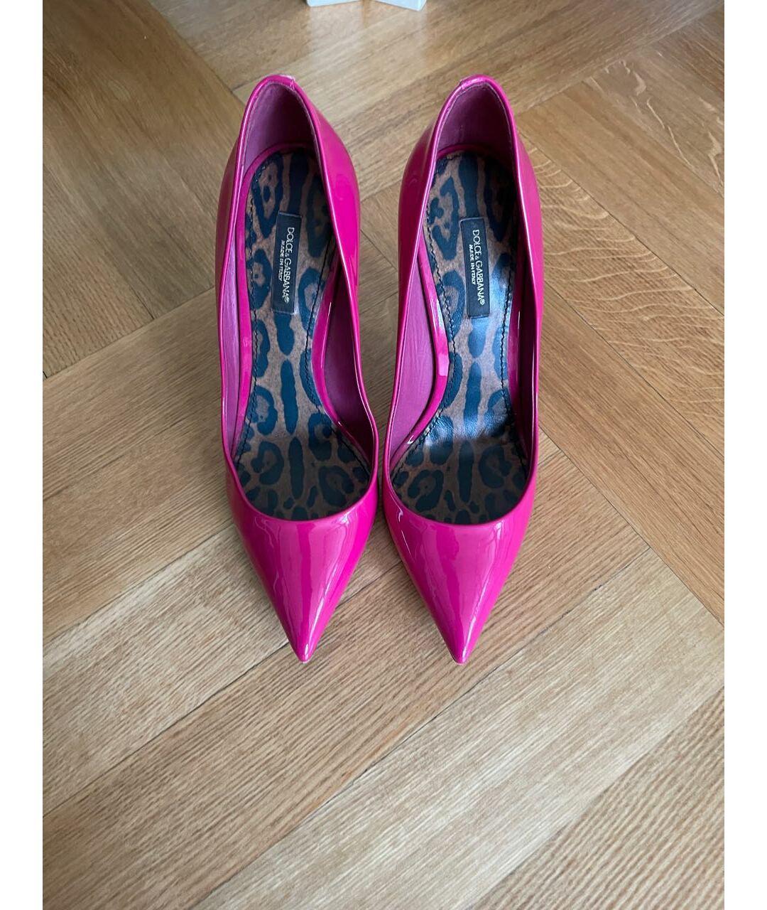 DOLCE&GABBANA Розовые туфли из лакированной кожи, фото 3