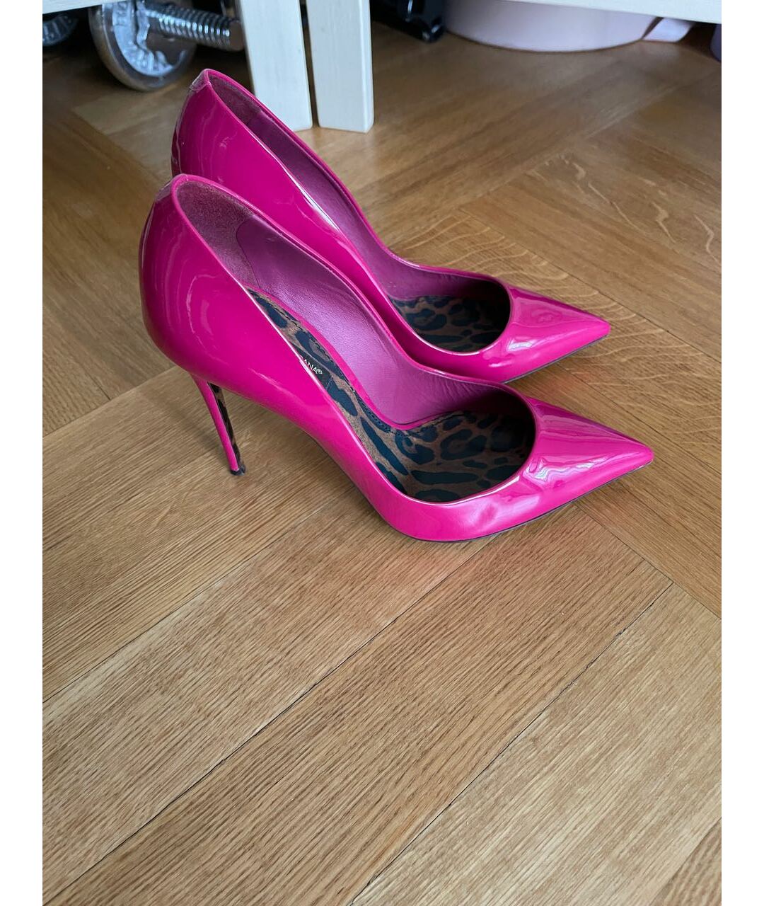 DOLCE&GABBANA Розовые туфли из лакированной кожи, фото 4