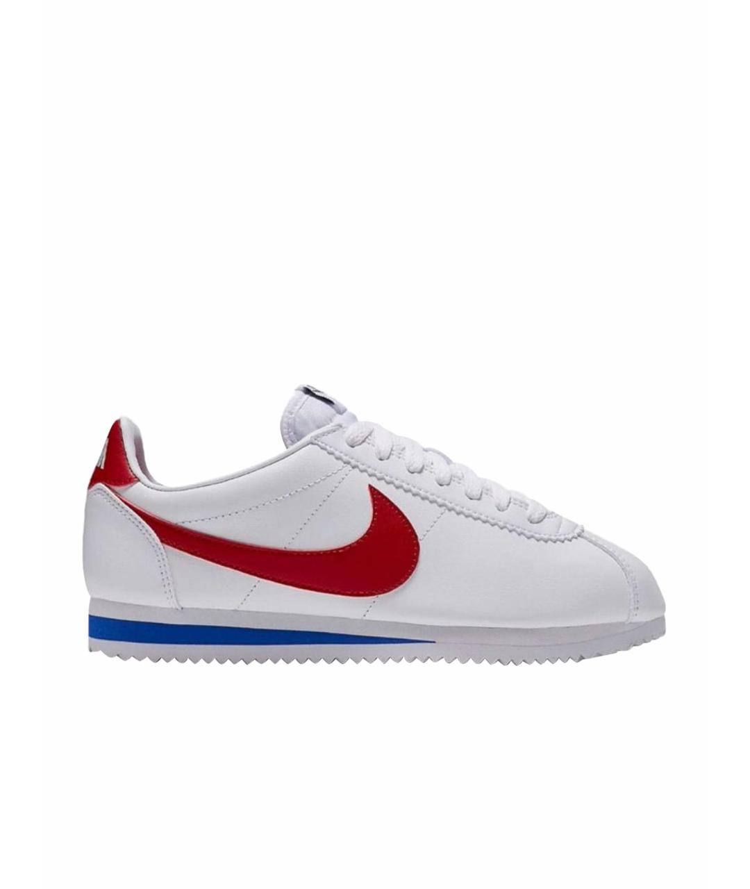 NIKE Белые кроссовки из искусственной кожи, фото 1