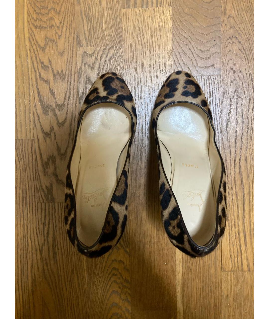 CHRISTIAN LOUBOUTIN Коричневые туфли, фото 3