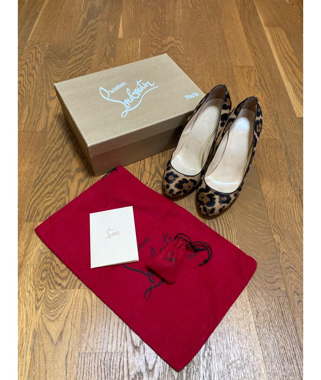 CHRISTIAN LOUBOUTIN Коричневые туфли, фото 5