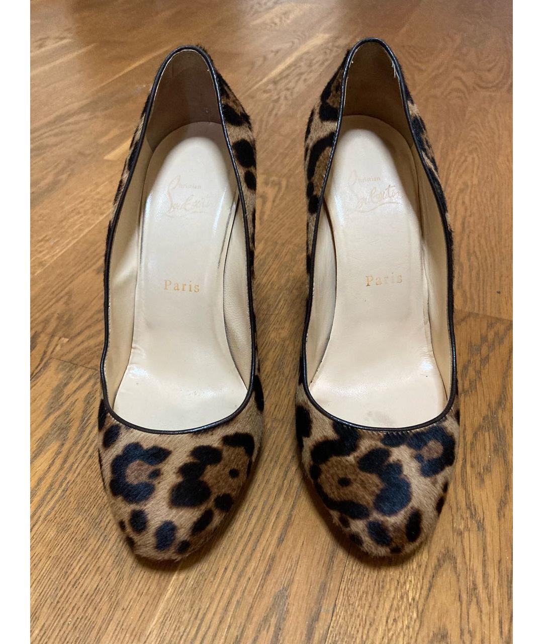 CHRISTIAN LOUBOUTIN Коричневые туфли, фото 2