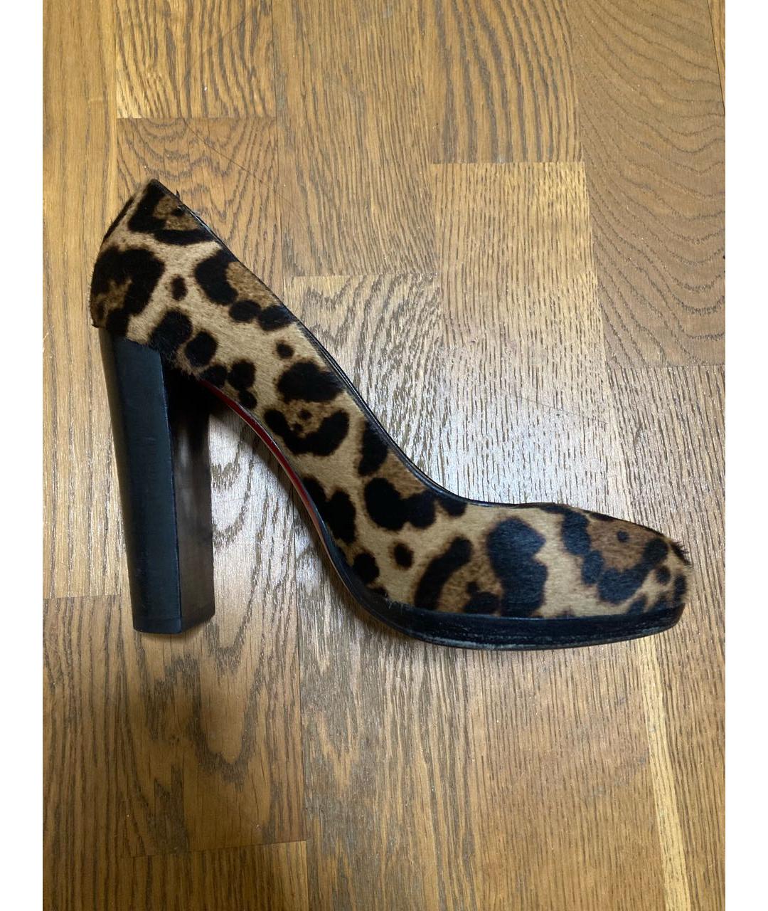 CHRISTIAN LOUBOUTIN Коричневые туфли, фото 7