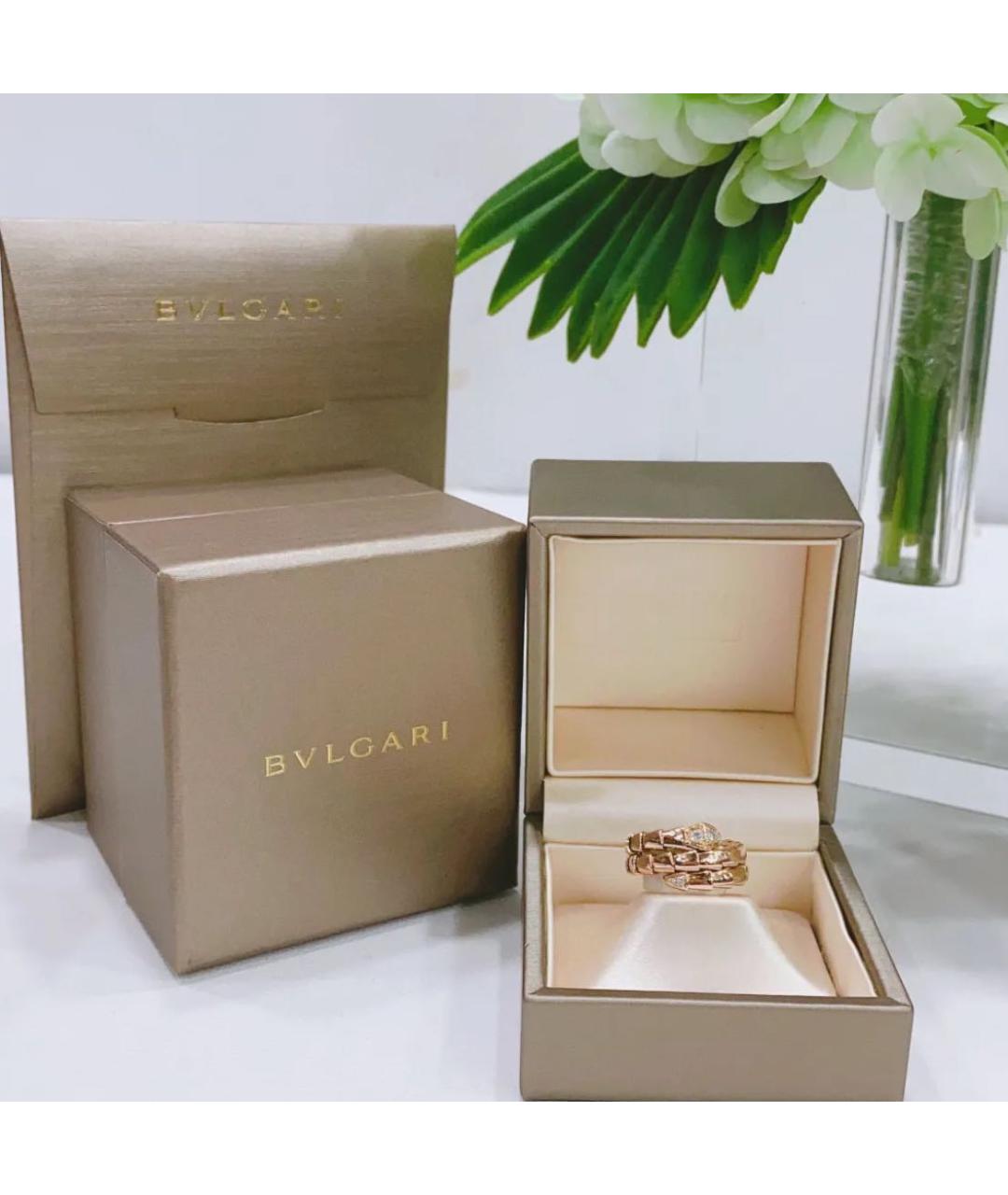 BVLGARI Золотое кольцо из розового золота, фото 4