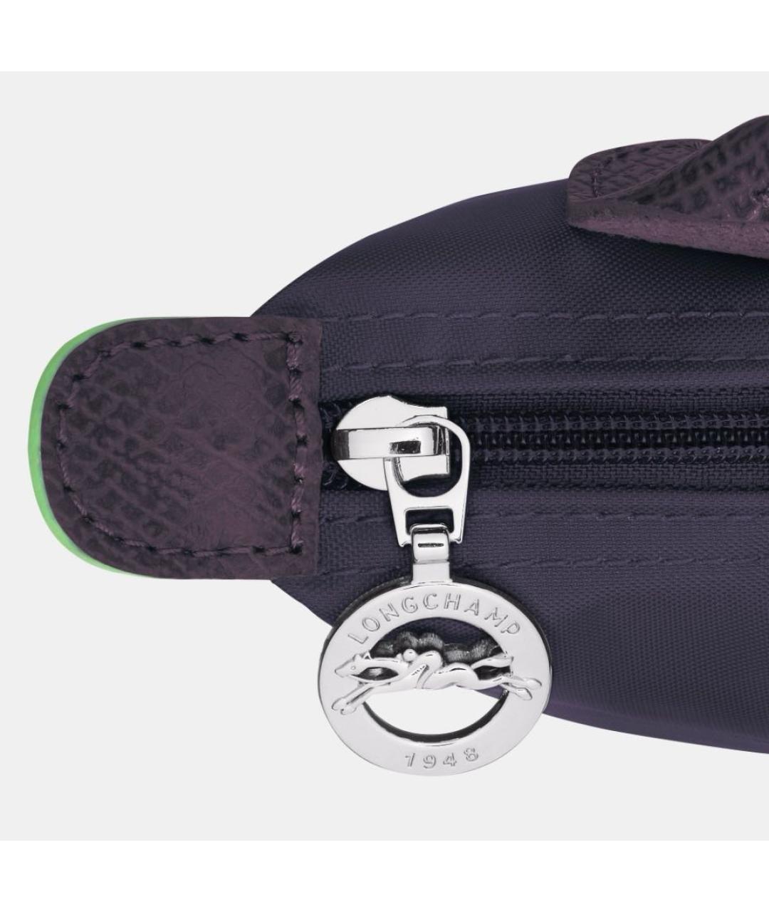 LONGCHAMP Фиолетовая сумка с короткими ручками, фото 5