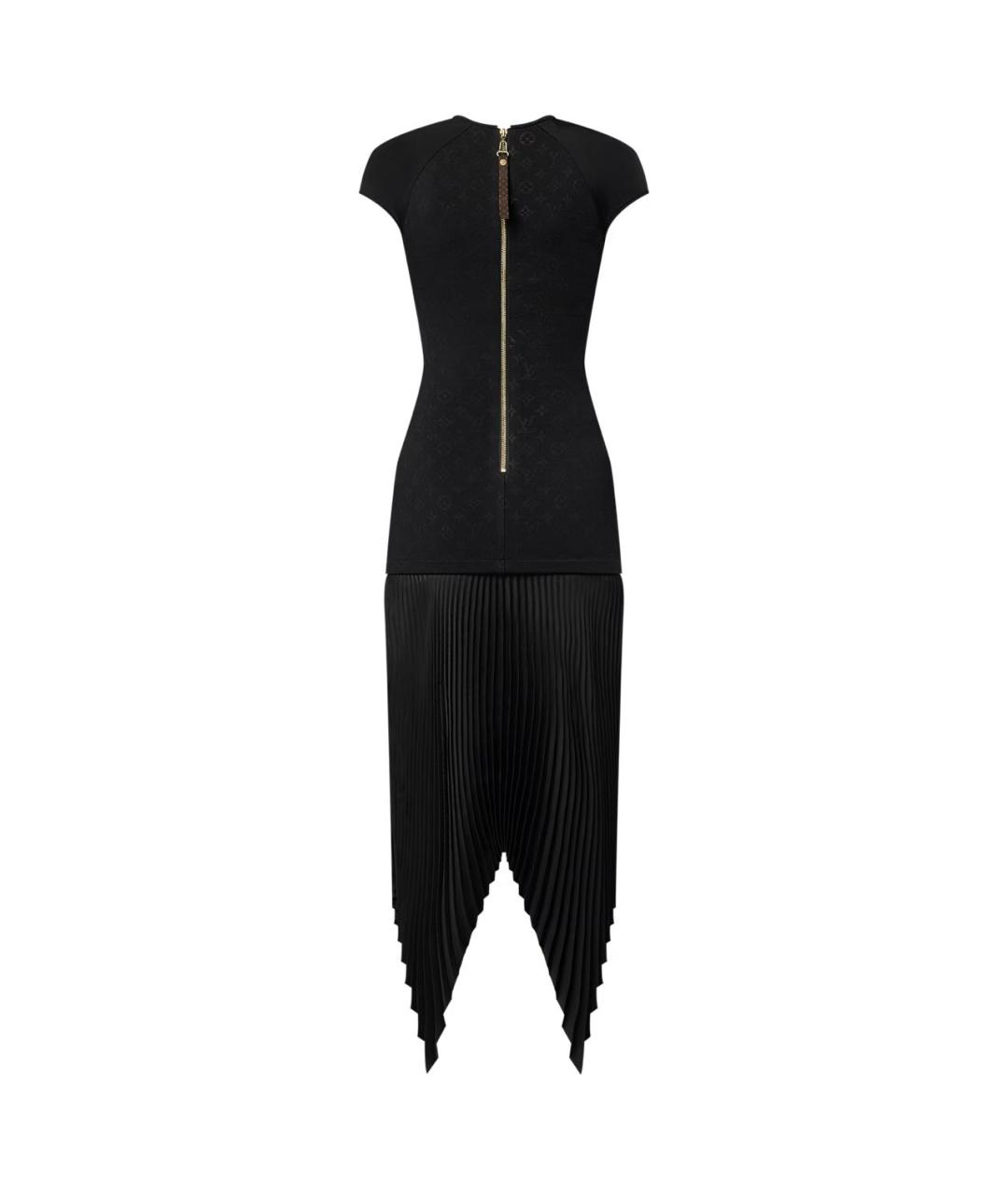 LOUIS VUITTON Черное полиамидовое вечернее платье, фото 2