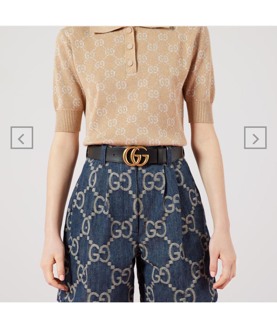 GUCCI Кожаный ремень, фото 3