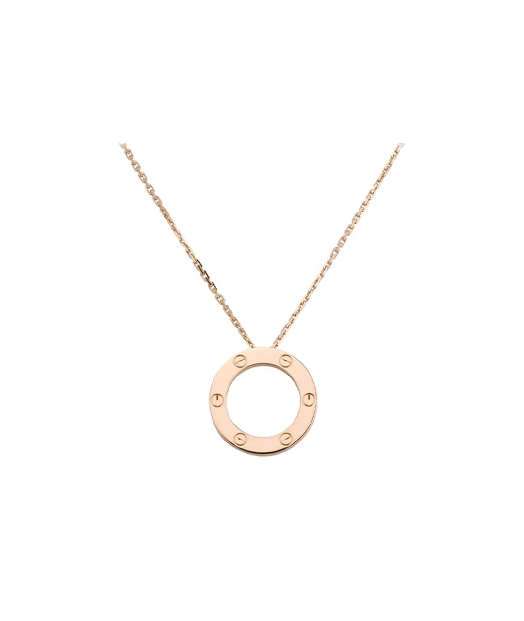 CARTIER Золотая подвеска из розового золота, фото 1