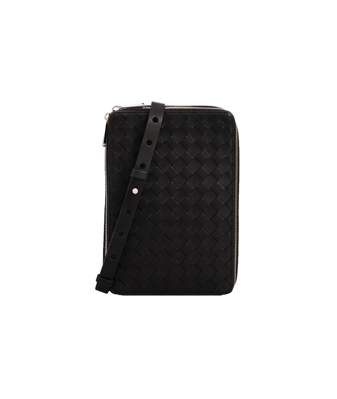 BOTTEGA VENETA Черная сумка на плечо, фото 1