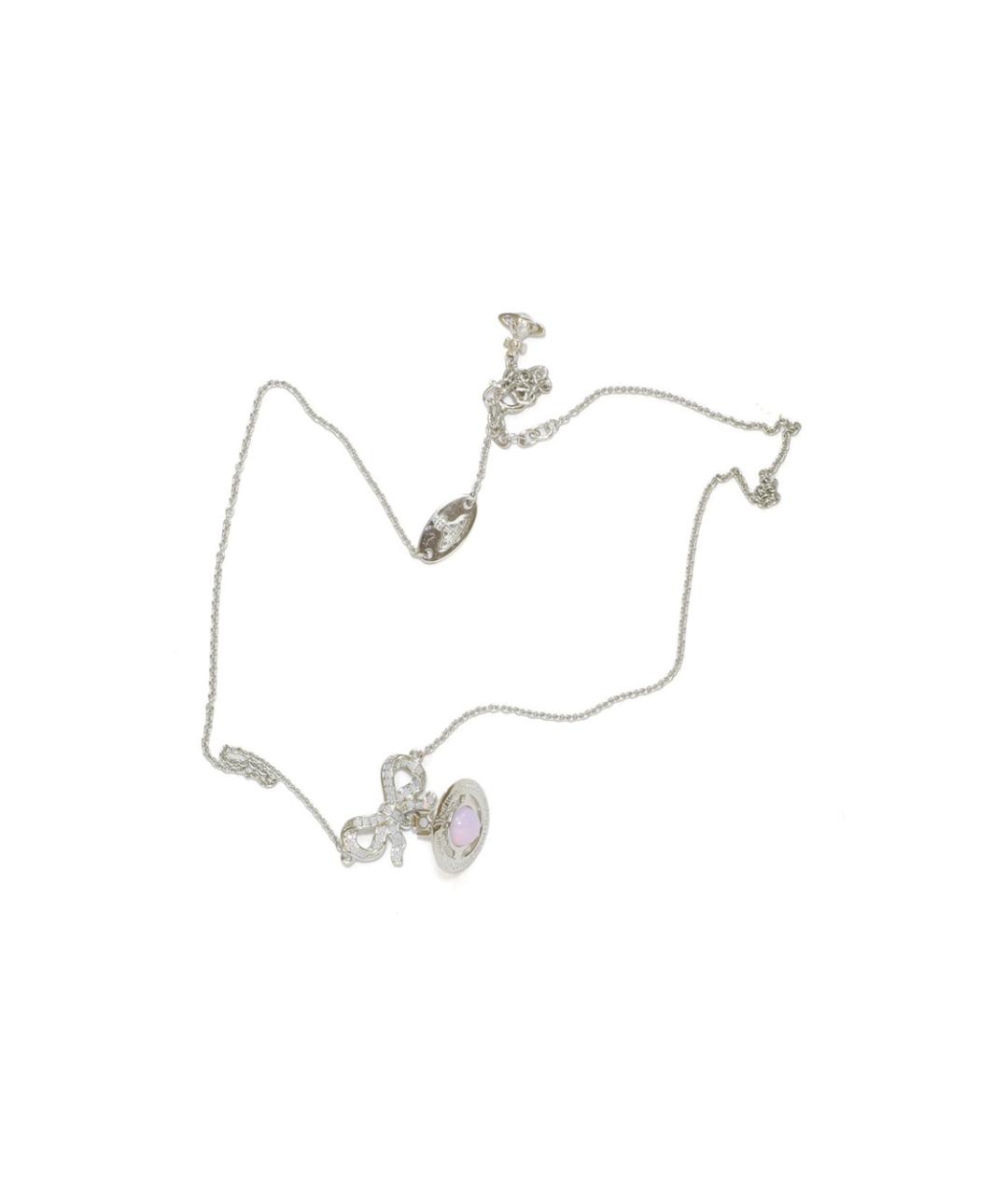 VIVIENNE WESTWOOD Серебряная металлическая подвеска, фото 3