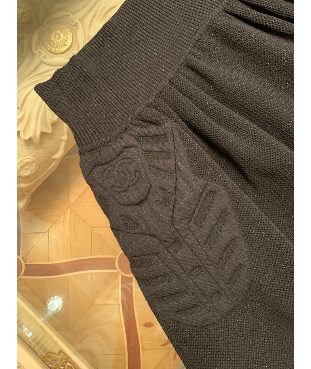 CHANEL Черная юбка миди, фото 4
