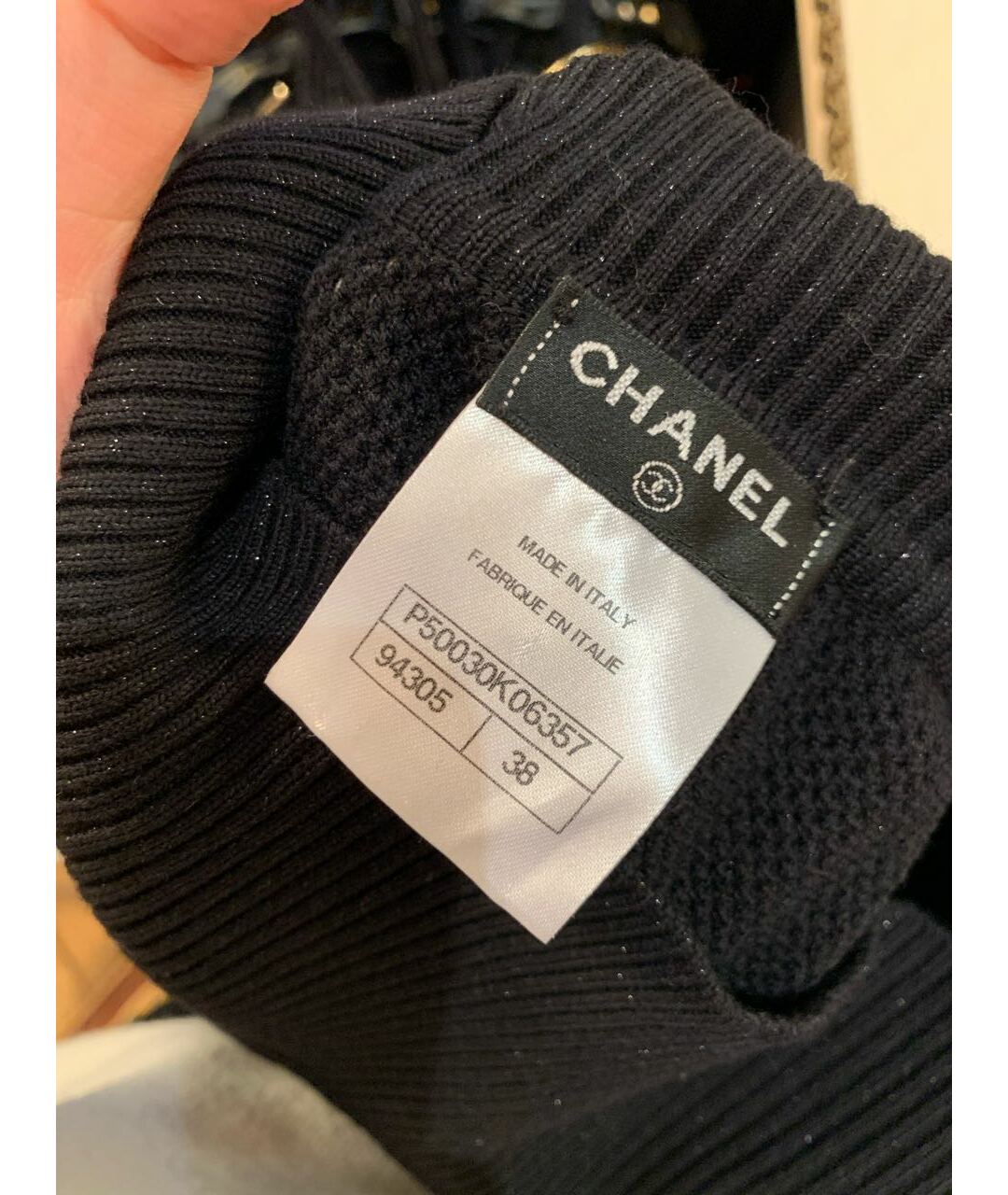 CHANEL Черная юбка миди, фото 8
