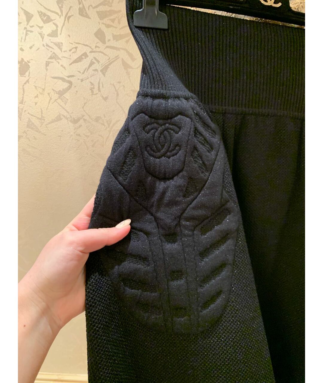 CHANEL Черная юбка миди, фото 6