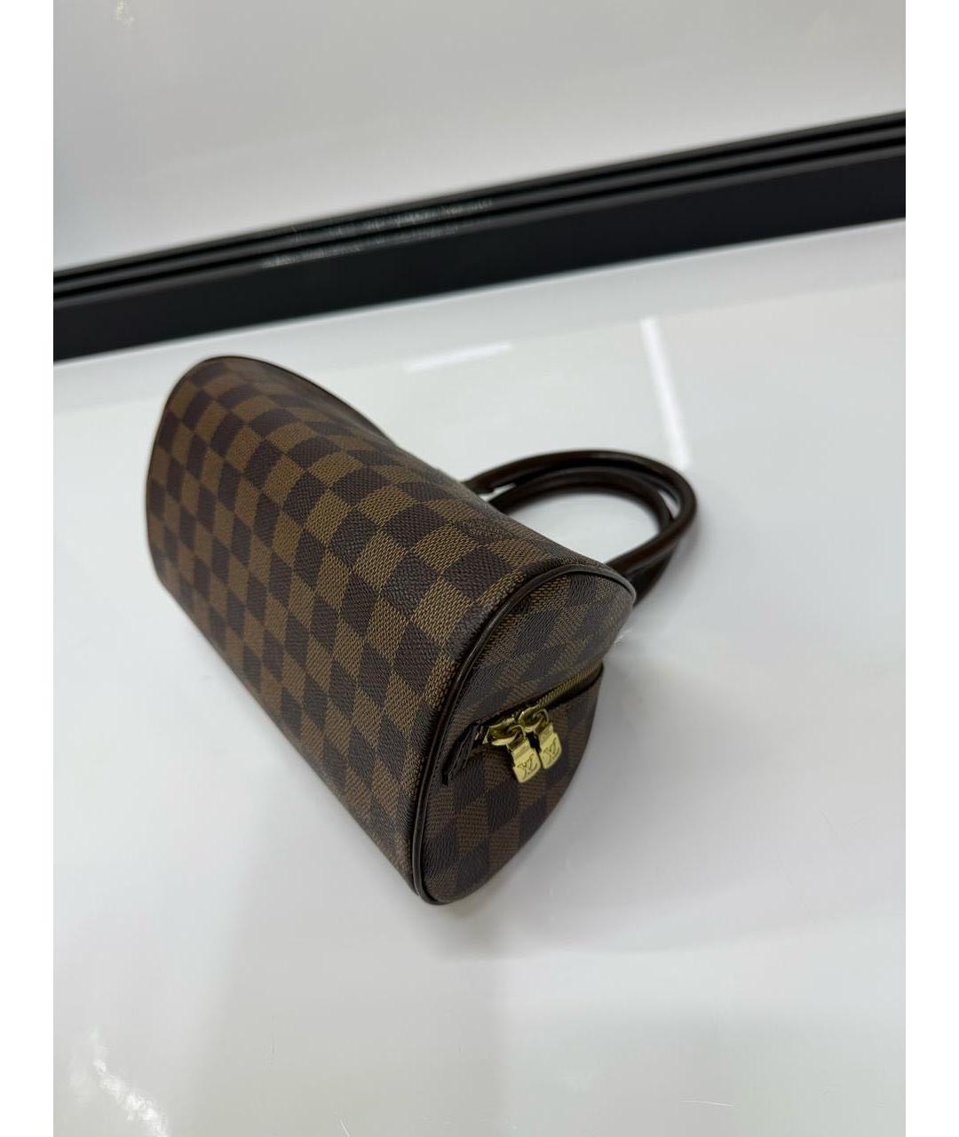 LOUIS VUITTON Коричневая сумка с короткими ручками, фото 3