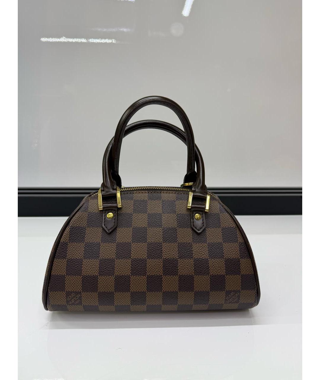 LOUIS VUITTON Коричневая сумка с короткими ручками, фото 8