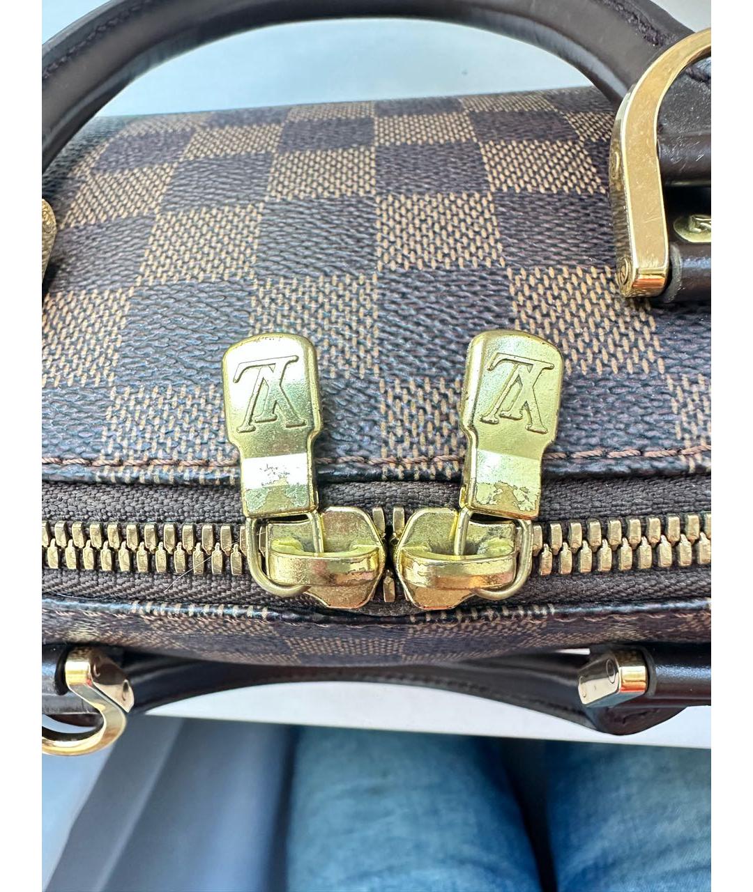 LOUIS VUITTON Коричневая сумка с короткими ручками, фото 7