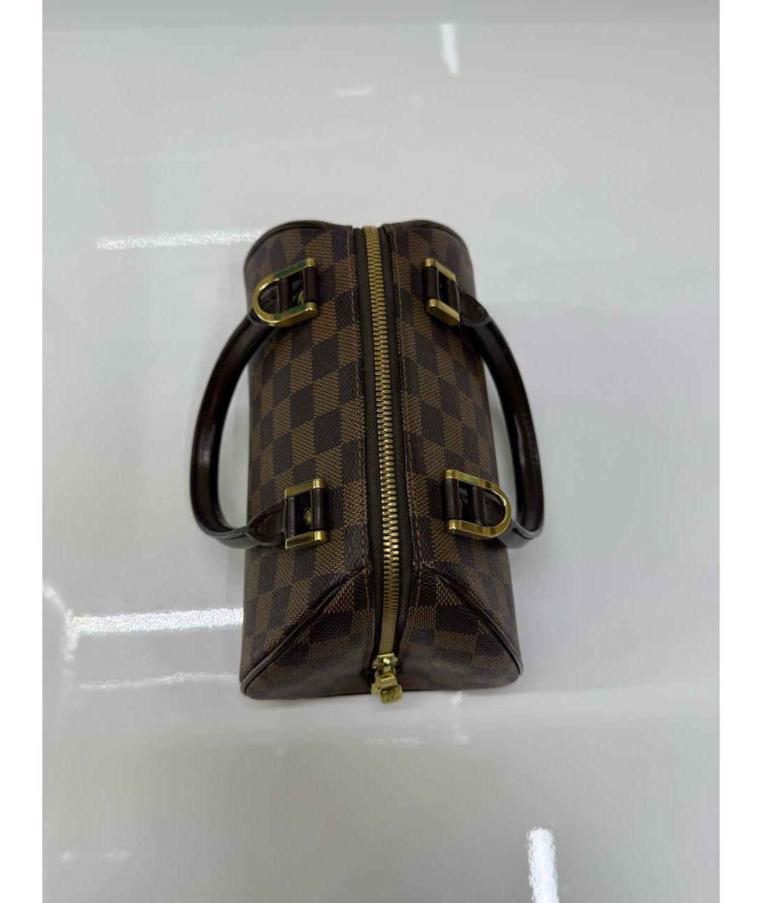 LOUIS VUITTON Коричневая сумка с короткими ручками, фото 2