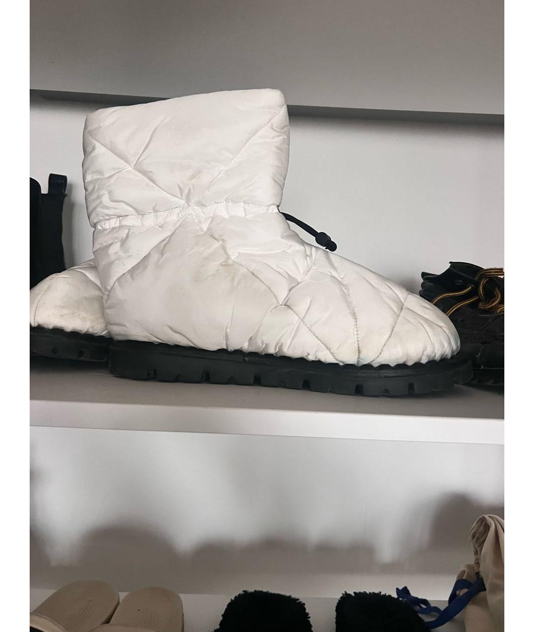 PRADA Белые ботинки, фото 8