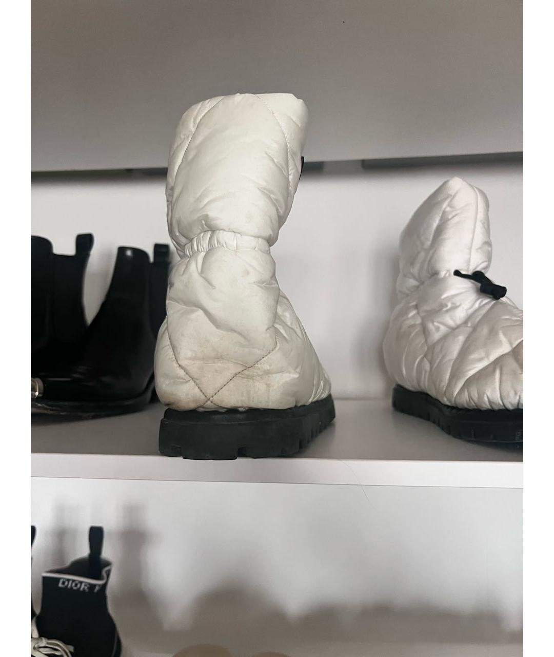 PRADA Белые ботинки, фото 4