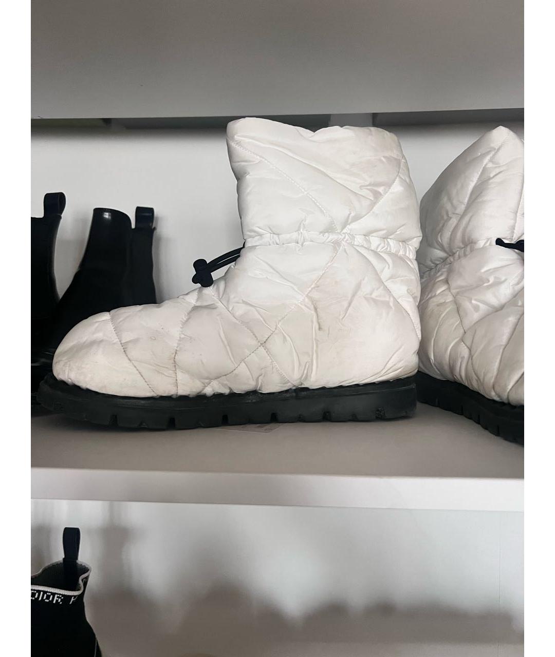 PRADA Белые ботинки, фото 3