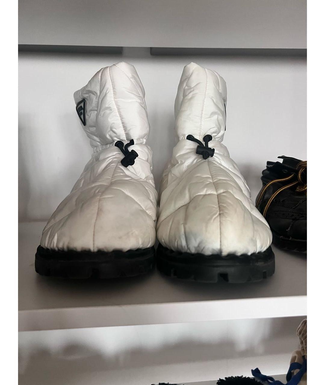 PRADA Белые ботинки, фото 2