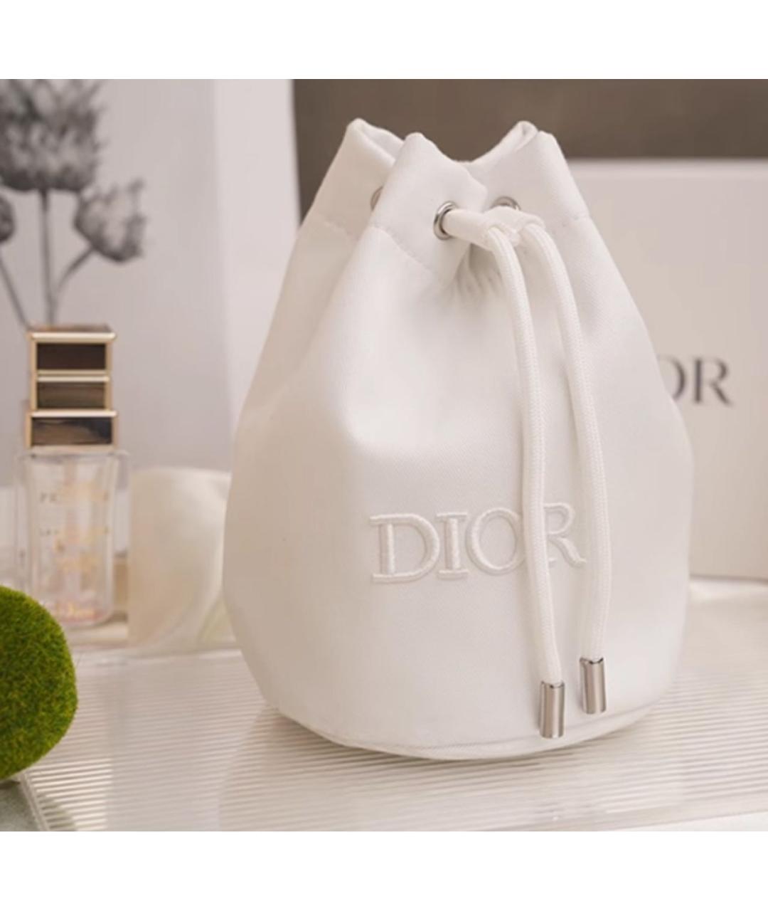 DIOR BEAUTY Белая тканевая косметичка, фото 2