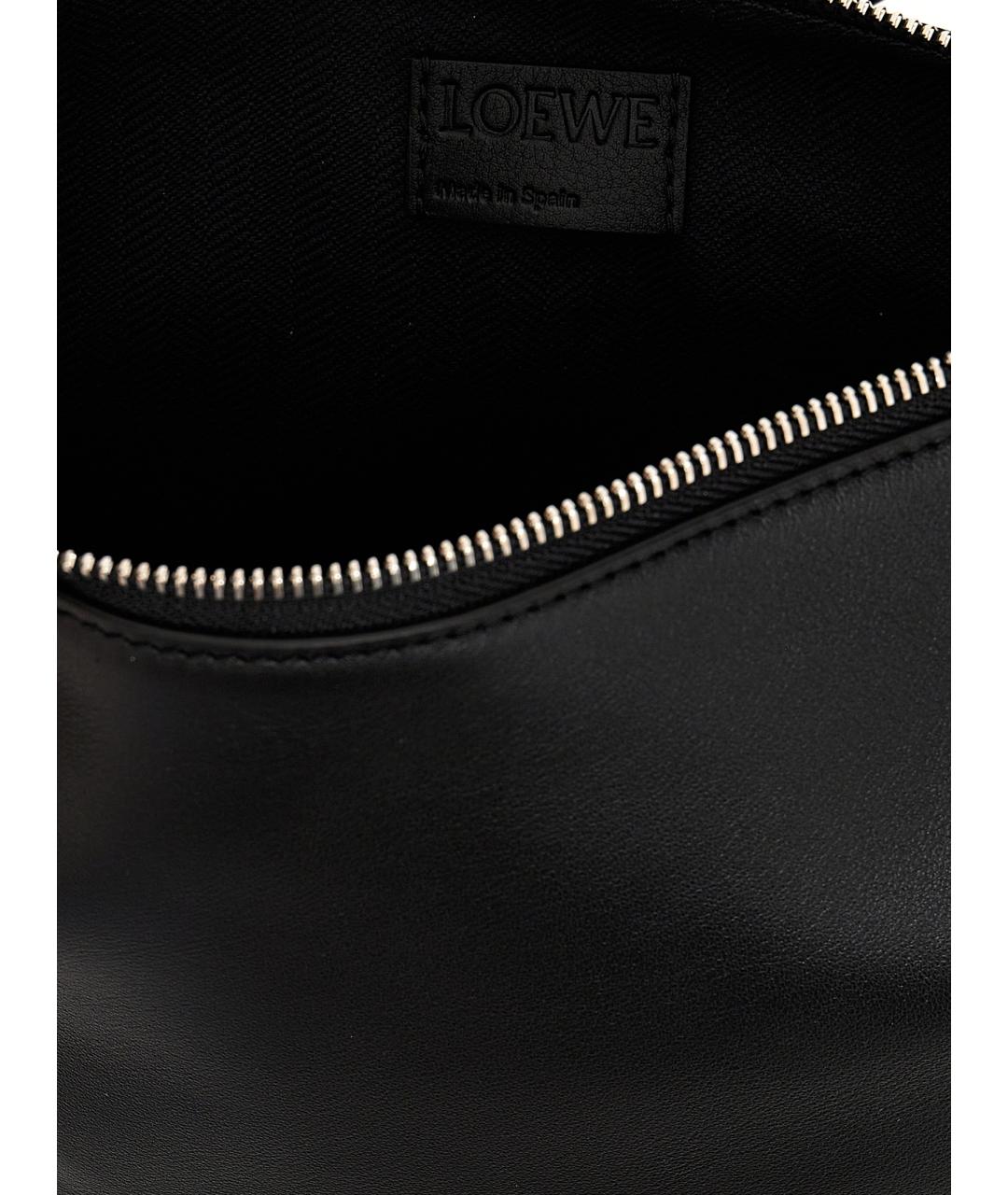 LOEWE Черная кожаная сумка через плечо, фото 4