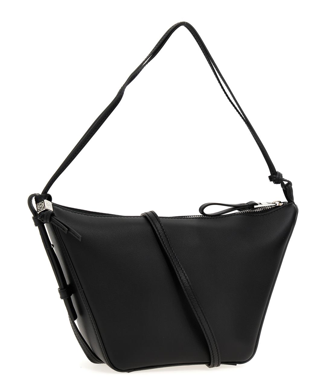 LOEWE Черная кожаная сумка через плечо, фото 2
