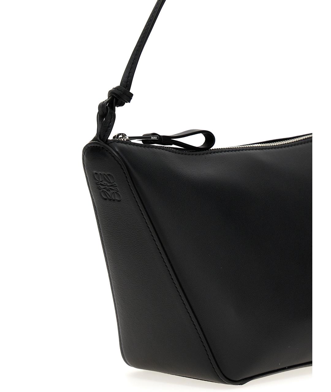 LOEWE Черная кожаная сумка через плечо, фото 3