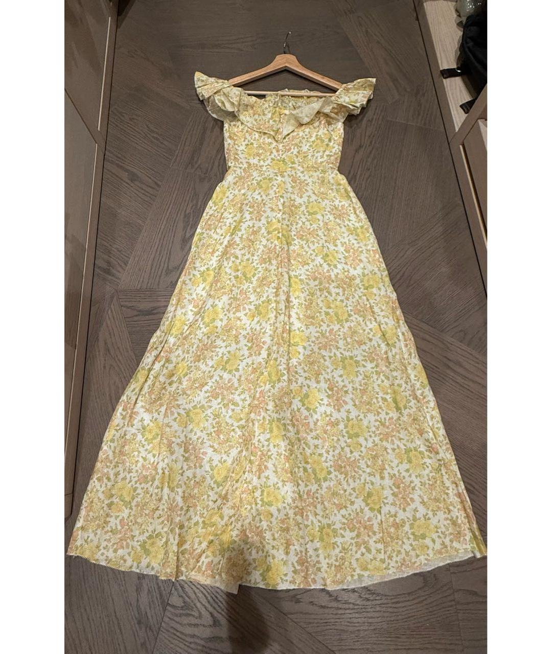 ZIMMERMANN Желтый льняной сарафан, фото 2