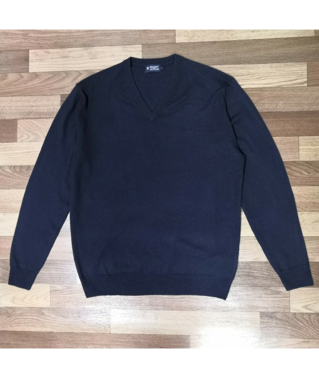 HACKETT Темно-синий шерстяной джемпер / свитер, фото 8