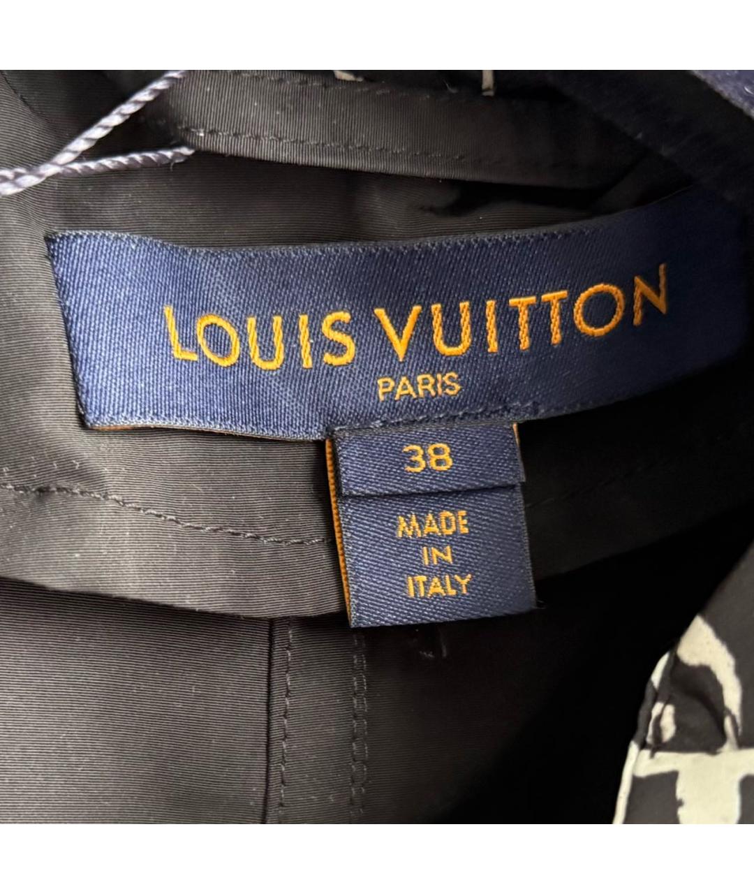 LOUIS VUITTON Черная хлопковая парка, фото 3