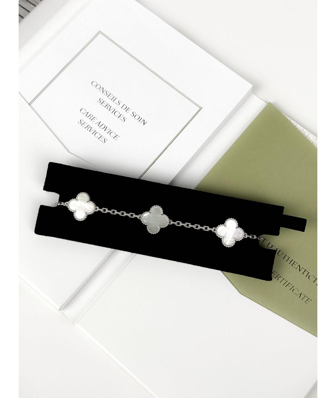 VAN CLEEF & ARPELS Белый браслет из белого золота, фото 4