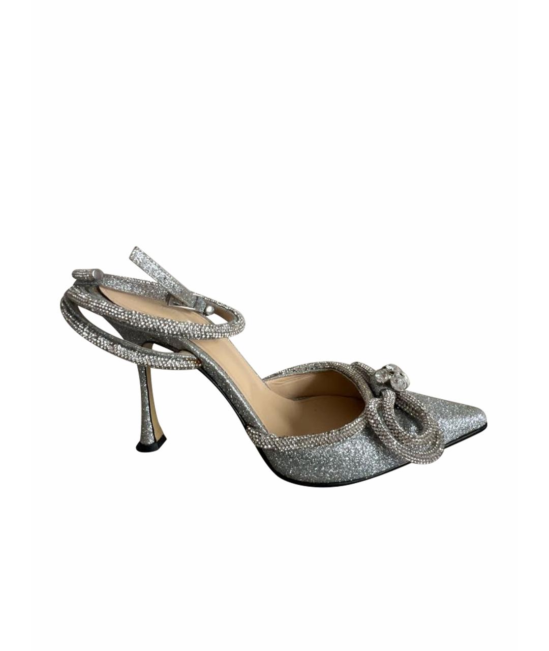 MACH&MACH Серебряные кожаные туфли, фото 1