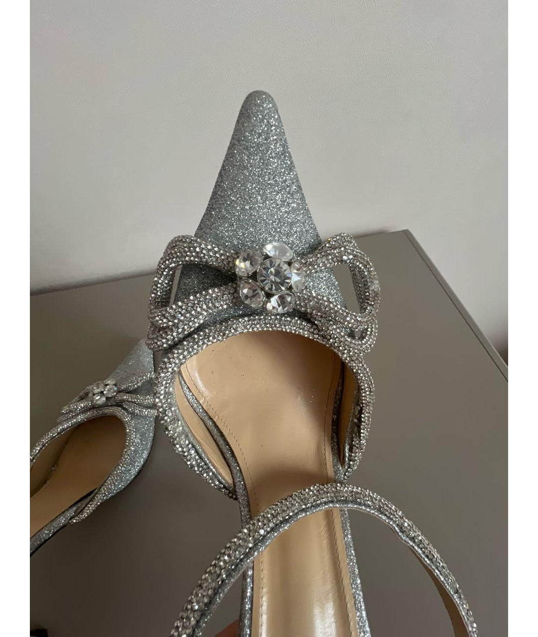 MACH&MACH Серебряные кожаные туфли, фото 6
