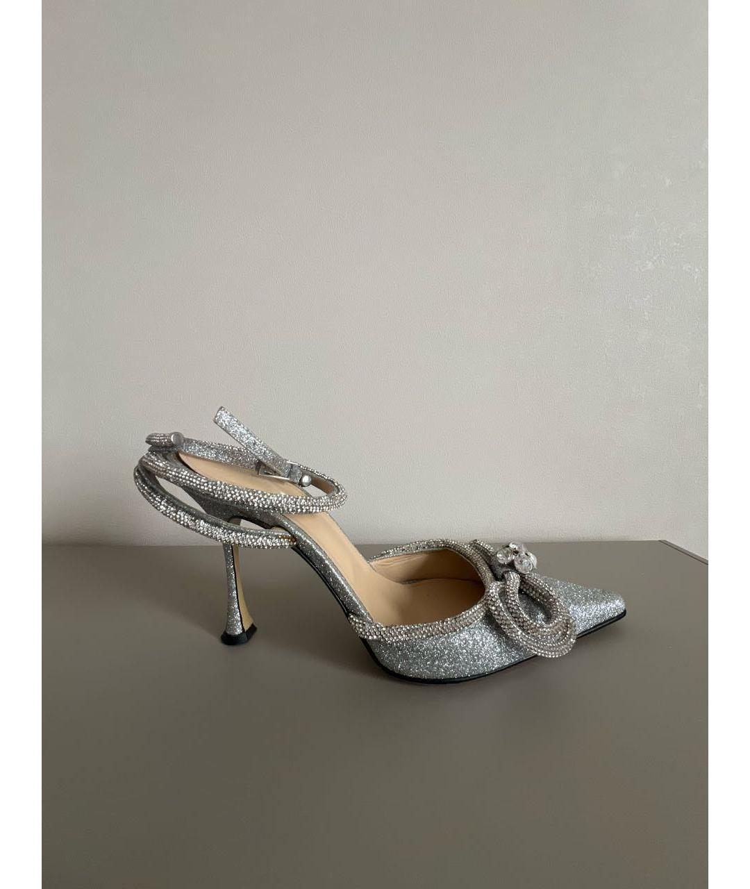 MACH&MACH Серебряные кожаные туфли, фото 8