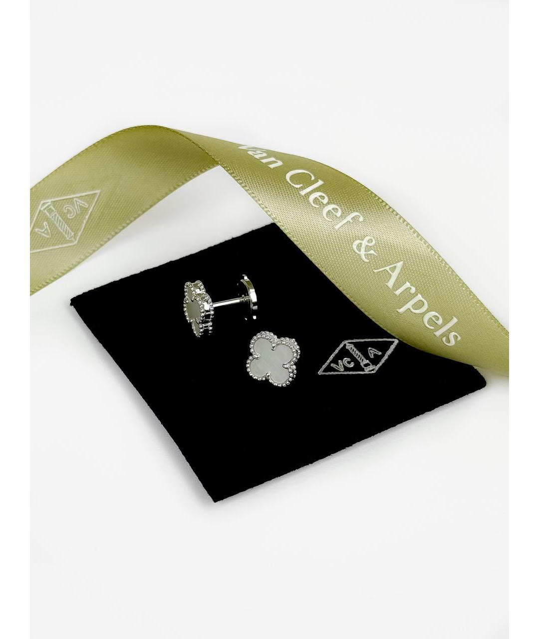 VAN CLEEF & ARPELS Белые серьги из белого золота, фото 4