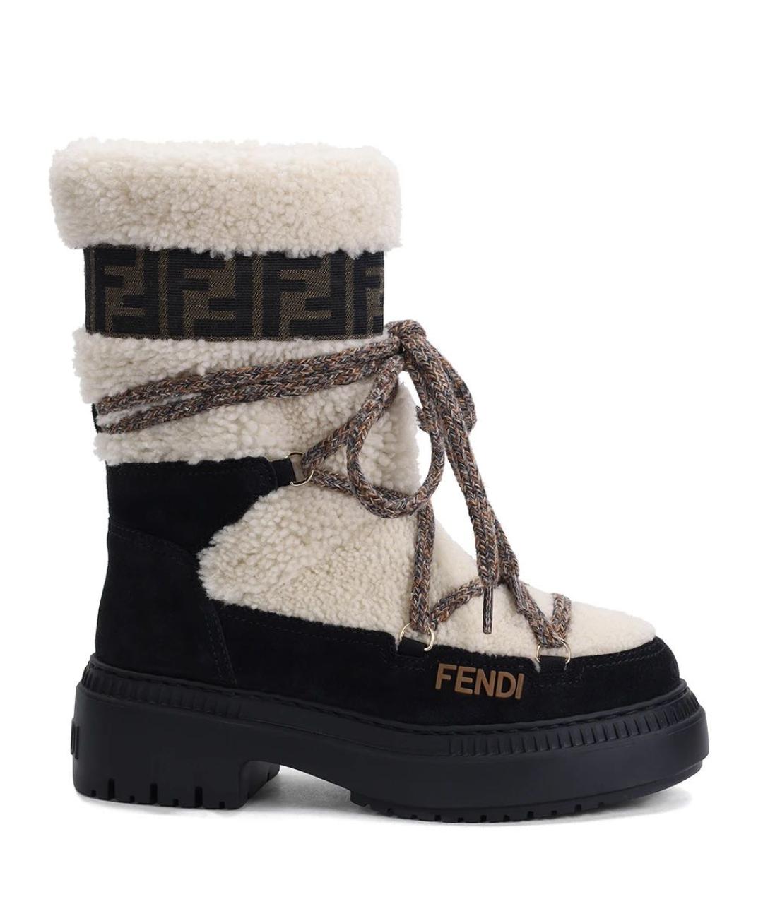 FENDI Мульти ботинки, фото 1