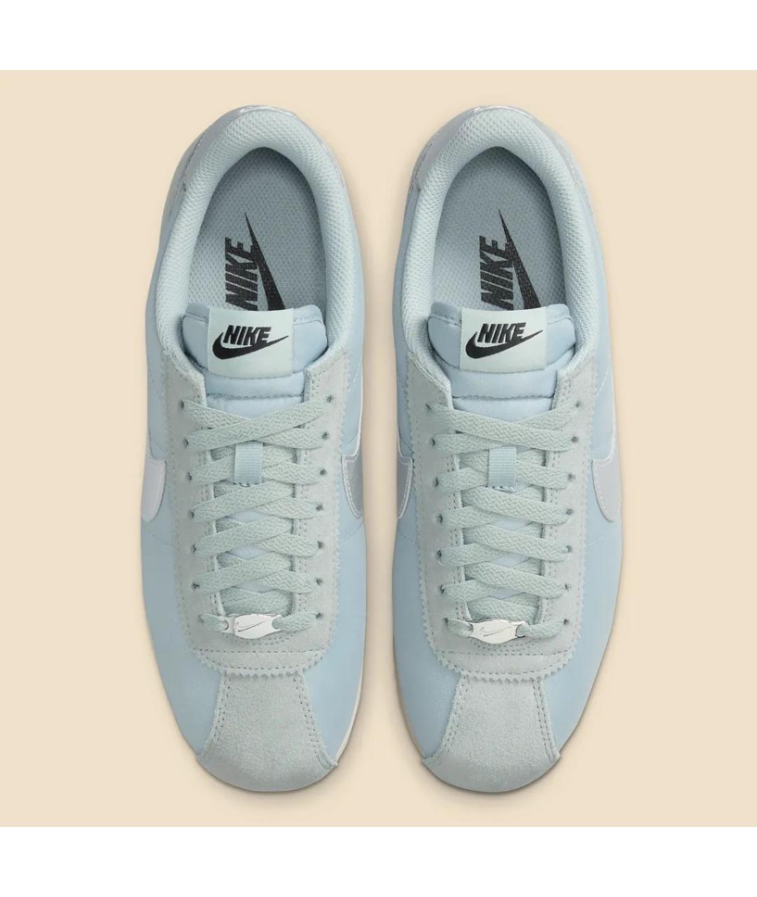NIKE Голубые замшевые кроссовки, фото 3